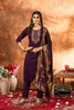 Elegant Festive Kurti Set with Embroidered Neckline & Silk Dupatta