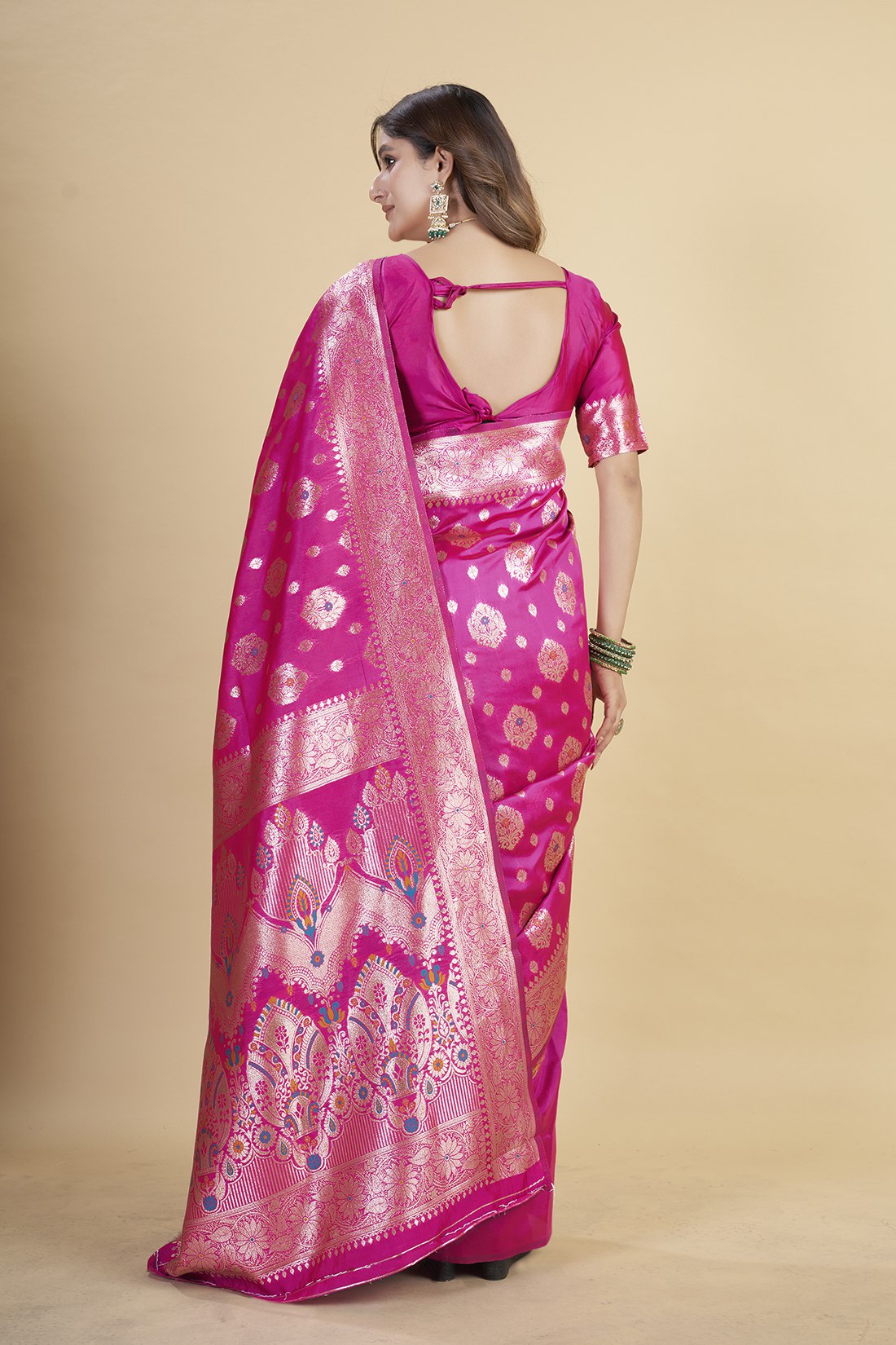luxury banarasi saree in royal – perfect for weddings & festive wear