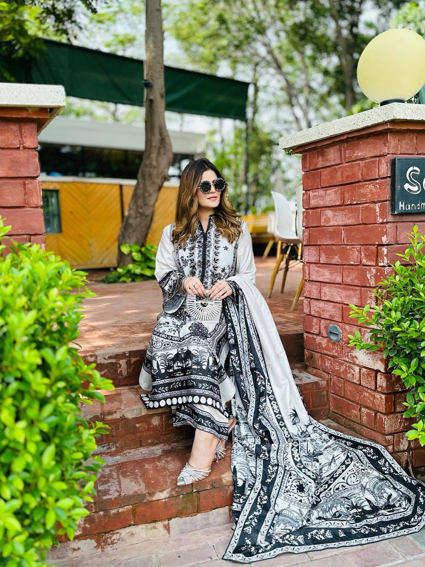 💃 đěsigner party wear look printed pur malai satin long 3pc co-ord set 👗👗