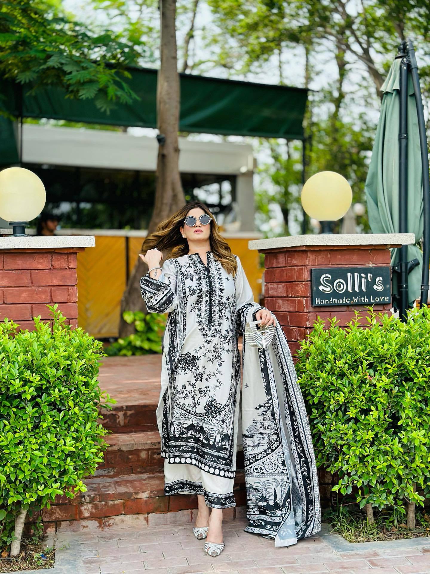 💃 đěsigner party wear look printed pur malai satin long 3pc co-ord set 👗👗