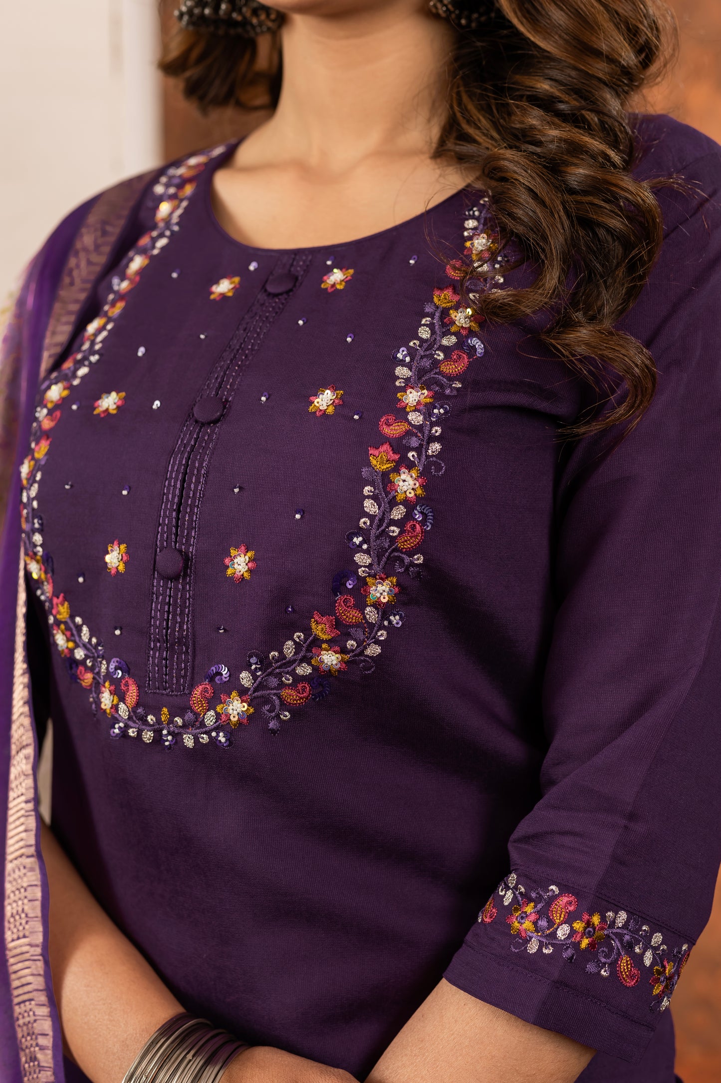 👗👗 elegant straight kurti pant dupatta set 👗👗