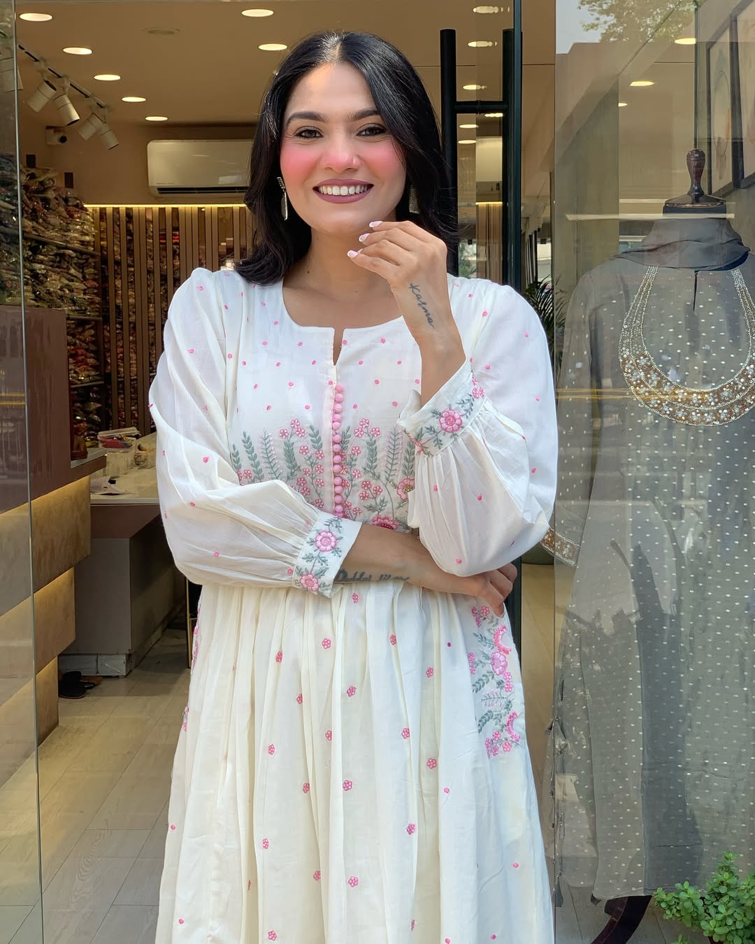 ✨ pure mul mul cotton kurta pant dupatta set ✨