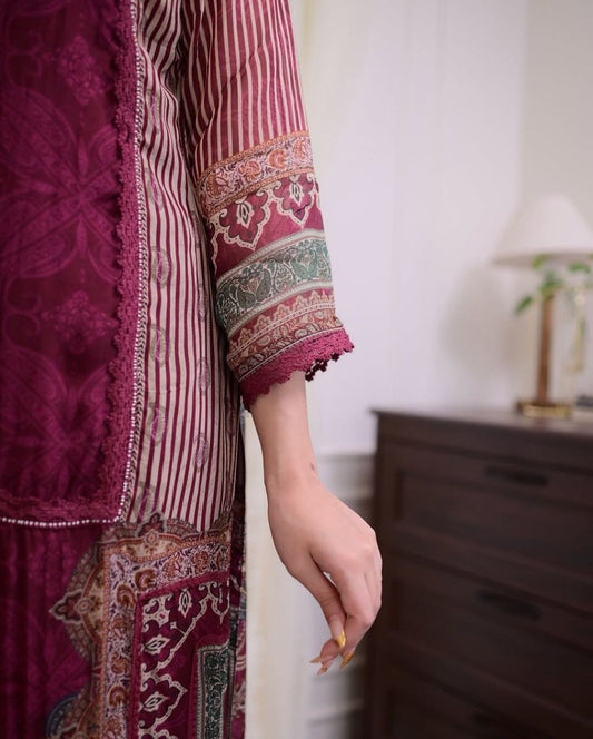 Premium Maroon Designer Kurti Suit – Party & Wedding Collection