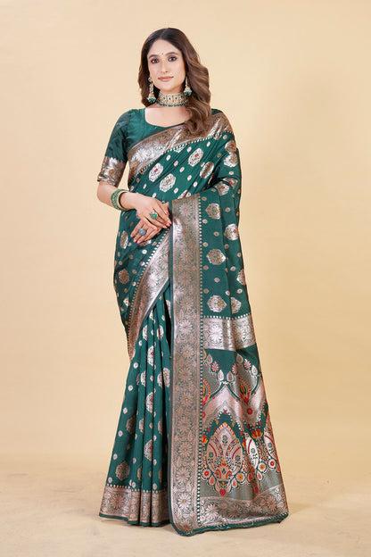 Luxury Banarasi Saree in Royal – Perfect for Weddings & Festive Wear