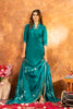 Elegant Rama Green Kurti Set with Floral Dupatta – Perfect for Every Occasion