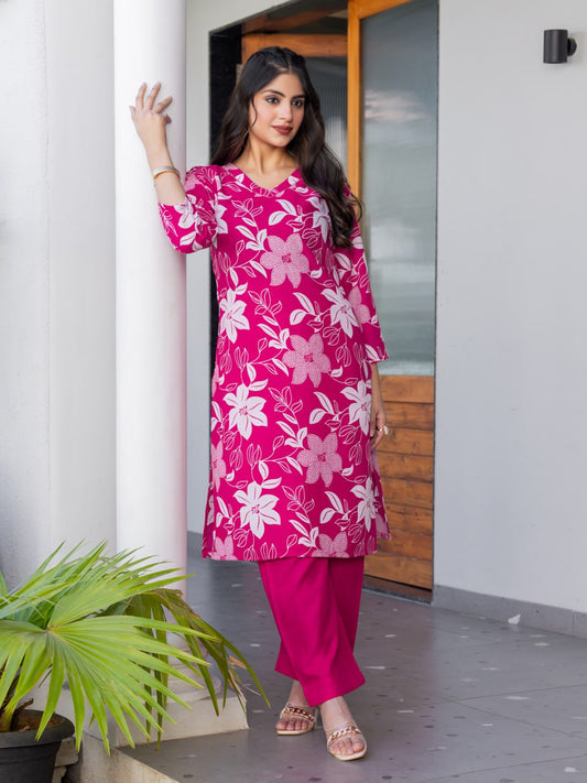 👗 Fully Stiched Cotton Blend Kurti Pant-   Rani* AF2026