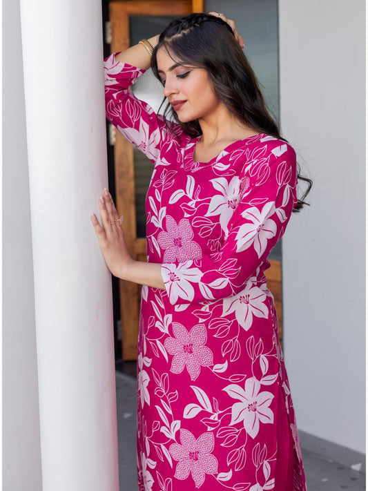 👗 Fully Stiched Cotton Blend Kurti Pant-   Rani* AF2026