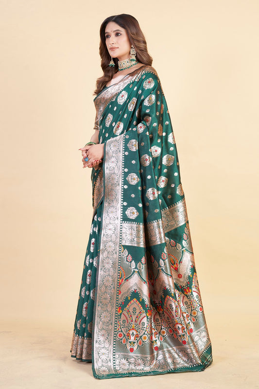 Luxury Banarasi Saree in Royal – Perfect for Weddings & Festive Wear