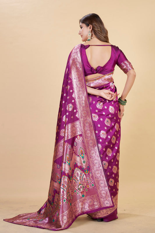 Luxury Banarasi Saree in Royal – Perfect for Weddings & Festive Wear