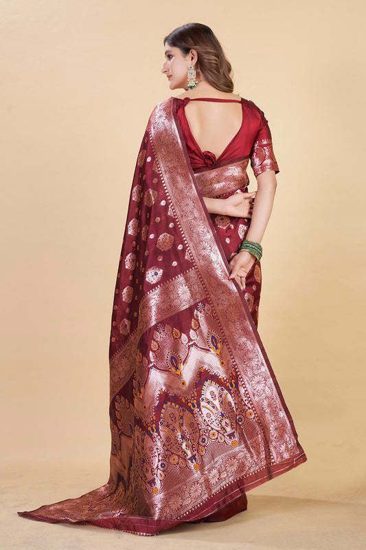 Luxury Banarasi Saree in Royal – Perfect for Weddings & Festive Wear