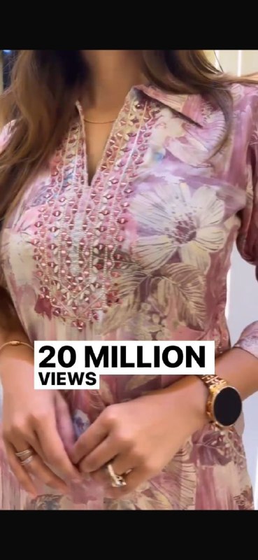 Elegant Floral Kurti Design for Modern Women