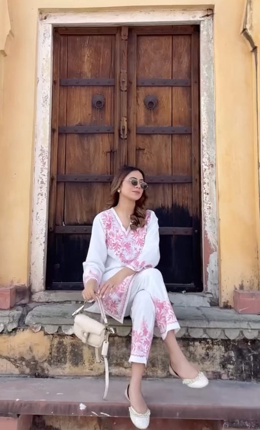 LILAN FULL EMBROIDERY KURTI SET