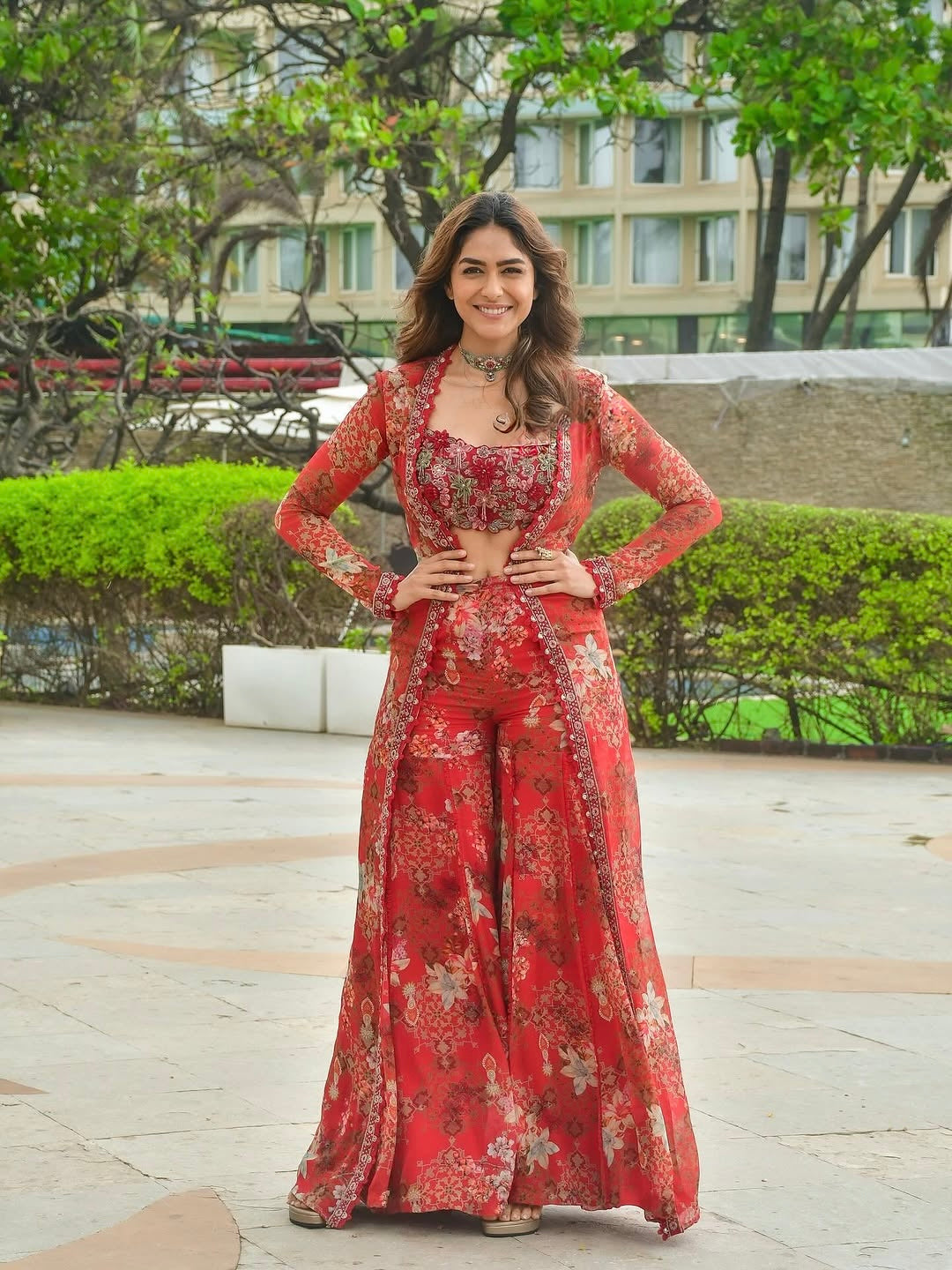 🦋 bollywood indo western koti plazo & blouse collection👗