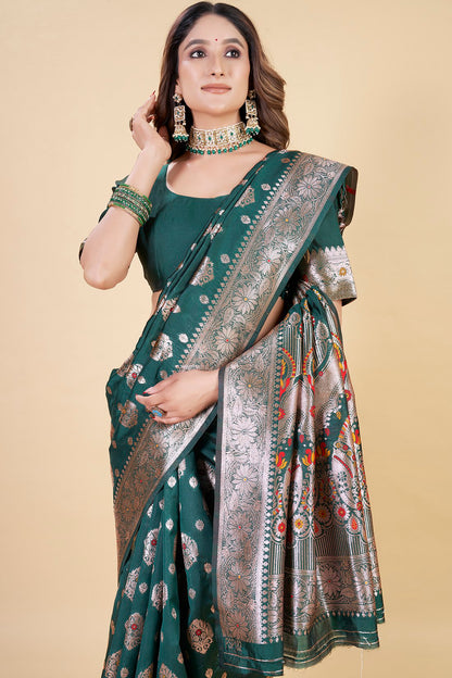 Luxury Banarasi Saree in Royal – Perfect for Weddings & Festive Wear