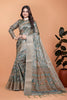 Elegant Multicolor Soft Silk Saree with Ethnic Digital Print (  GG-515 )