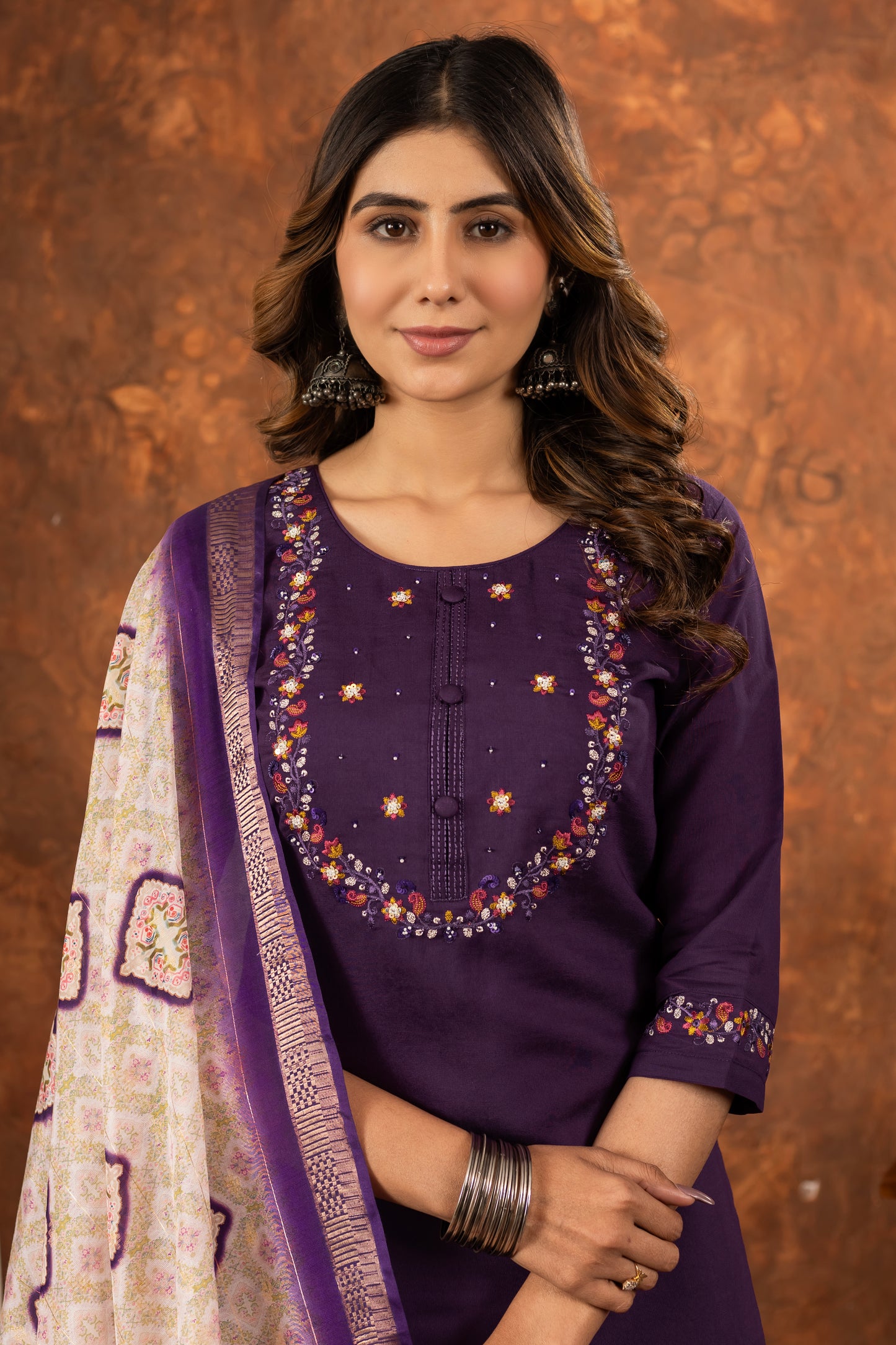 👗👗 elegant straight kurti pant dupatta set 👗👗