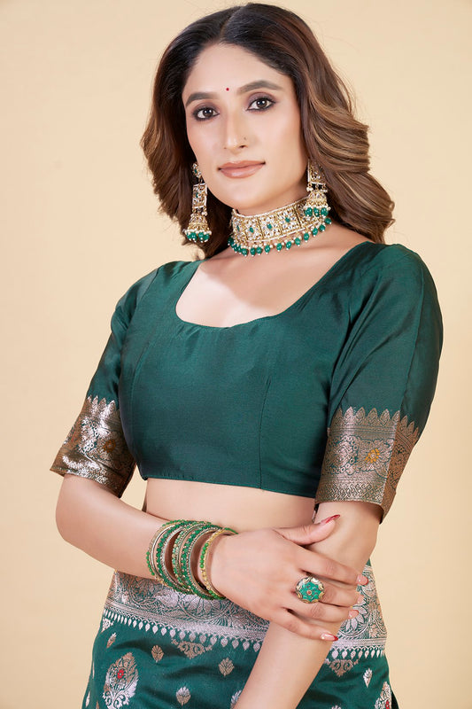 Luxury Banarasi Saree in Royal – Perfect for Weddings & Festive Wear