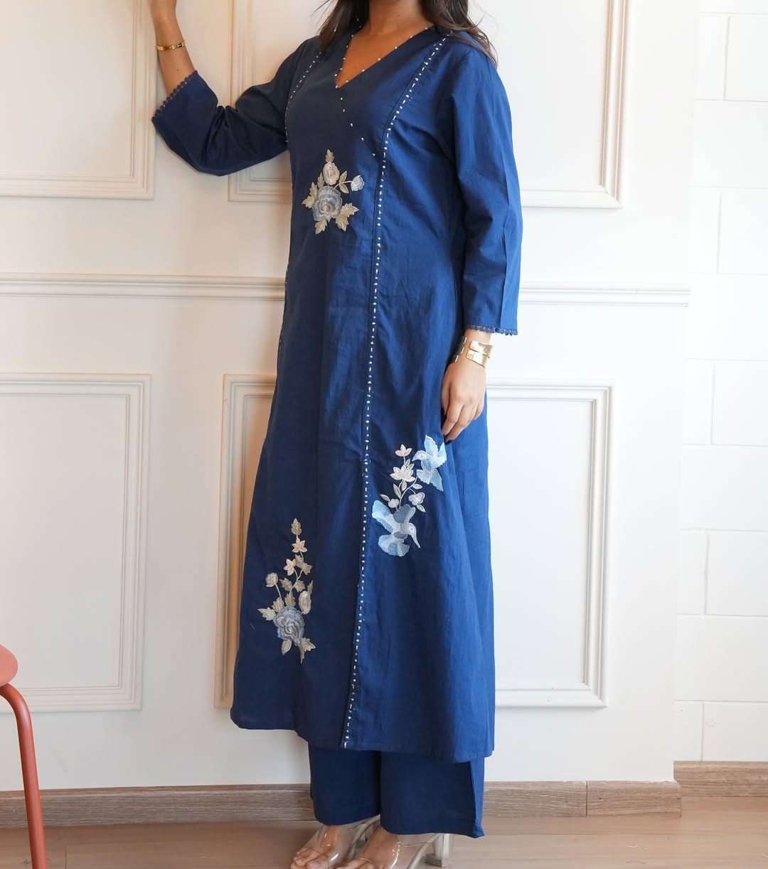 festival special pure cotton flex suit set