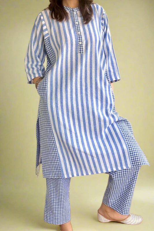 Premium Fine Cotton Co-Ord Style Kurti Pant Set