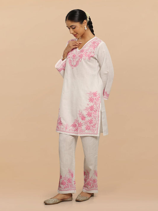 LILAN FULL EMBROIDERY KURTI SET