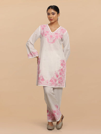LILAN FULL EMBROIDERY KURTI SET