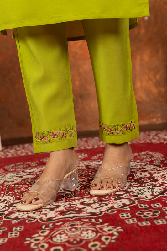 👗👗 Elegant Straight Kurti Pant Dupatta Set 👗👗