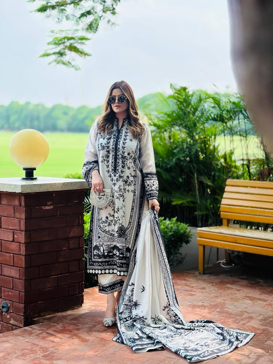 💃 Đěsigner Party Wear Look Printed Pur Malai Satin Long 3Pc Co-Ord Set 👗👗