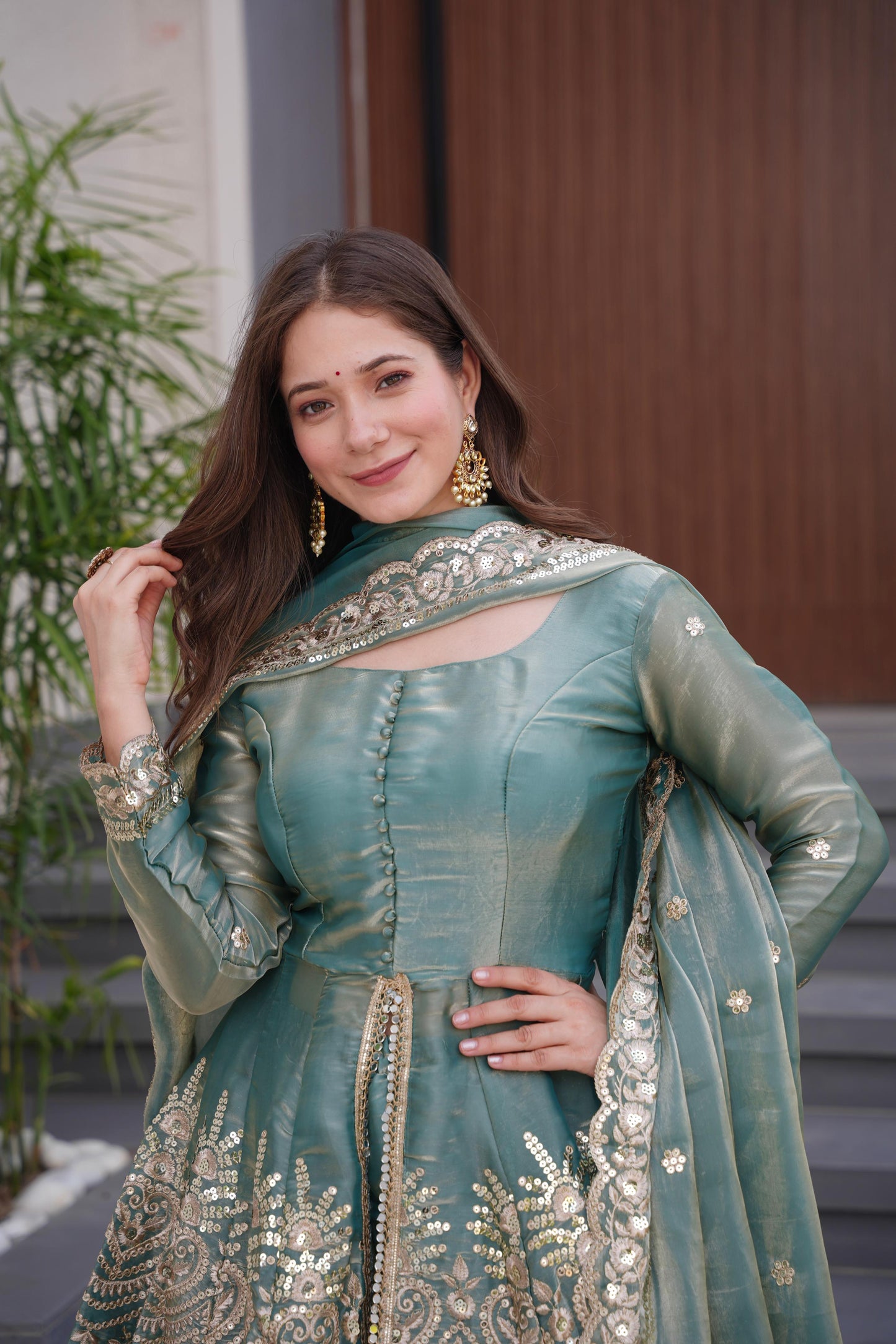 new launching  designer party wear look collection