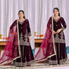 New Designer Party Wear Look Top , Sharara Plazzo  and Dupatta