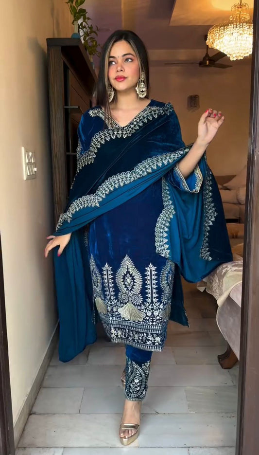 👗 New Designer Party Wear Look Top-Dupatta and Fully Stiched Bottom