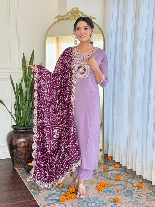 Women's Petrol Rayon Embroidered Straight Kurta with Rayon Pant And Organza Jacquard Dupatta Sets