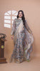 Elegant Multicolor Soft Silk Saree with Ethnic Digital Print (  GG-515 )