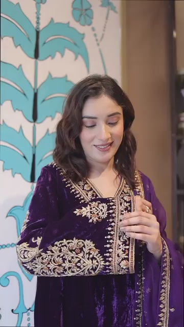 NEW DESIGNER PARTY WEAR HEAVY EMBROIDERY SEQUENCE WORK 3 PIS SUIT SET