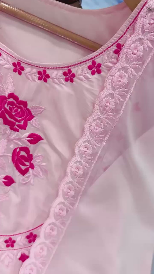 💃 Đěsigner Party Wear Look Pur Natural Crepe Top & Farshi Palazzo With Dupatta set